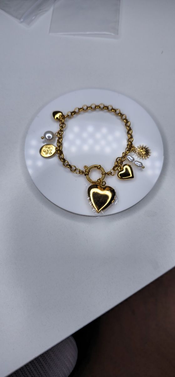 Pulsera Acero Inoxidable Waterproof Corazón