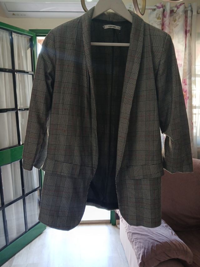 Giacca a quadri Armonías Taglia M