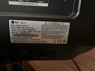 Televisión LG Negra