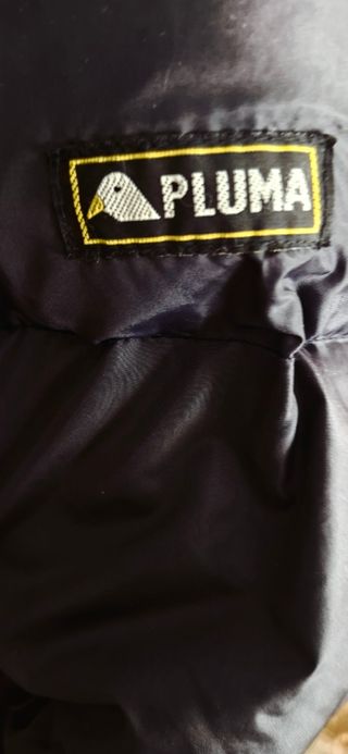 Chaqueta abrigo forrado col block negro (o azul os
