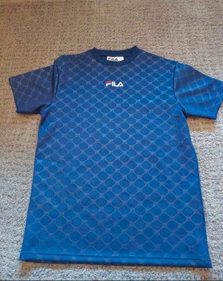 Camiseta Fila azul con estampado