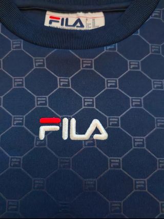 Camiseta Fila azul con estampado