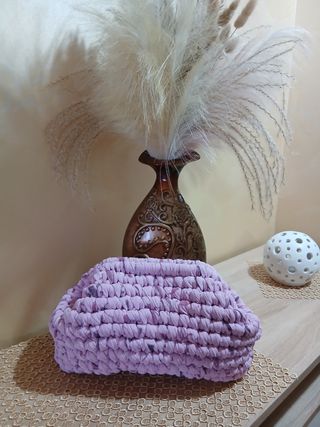 Pochette Fatta a Mano Viola