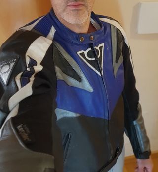 Chaqueta de cuero para moto Rev'it