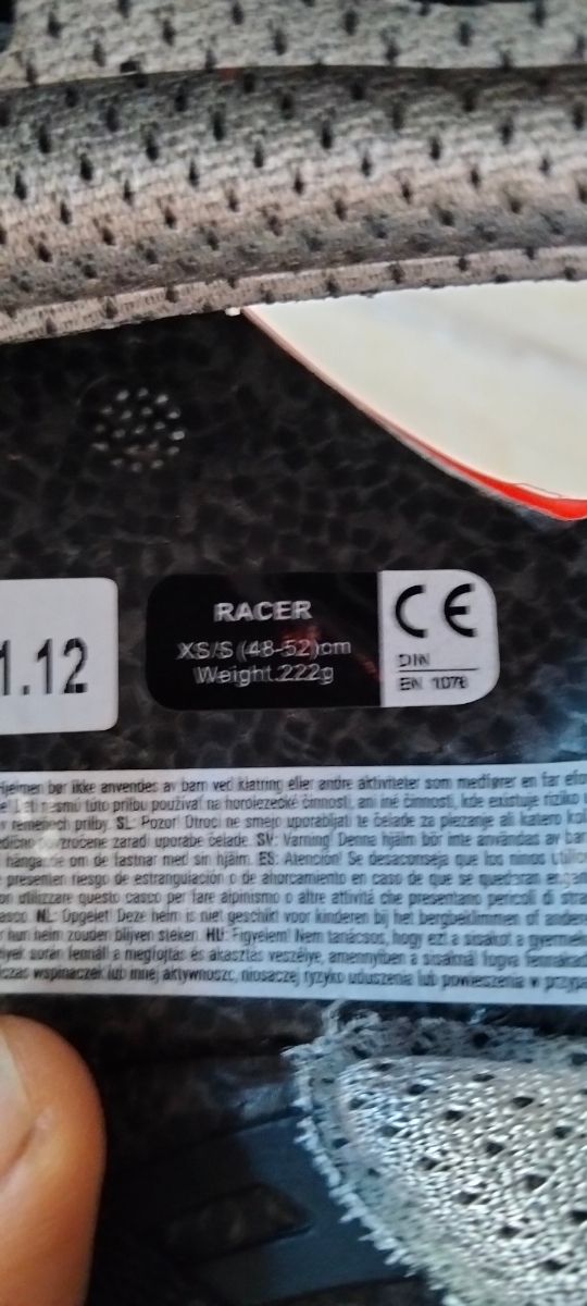 Casco infantil nuevo