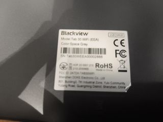 Tablet Blackview Negra