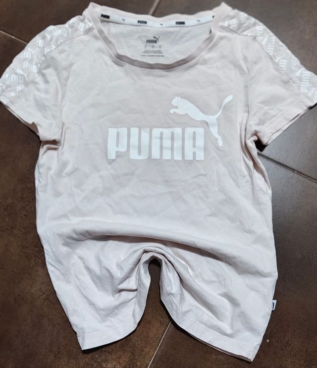 Camiseta Puma Mujer Rosa original