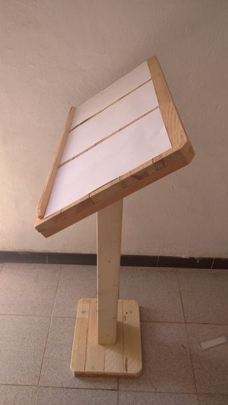 Atril hostelería porta menús  3 hojas A4 vertical