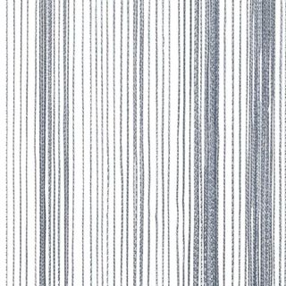 Cortinas de flecos grises (2 unidades)