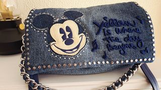 Bolso Desigual Mickey Denim con Tachuelas