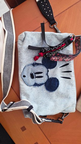 Bolso Desigual Mickey Mouse Denim