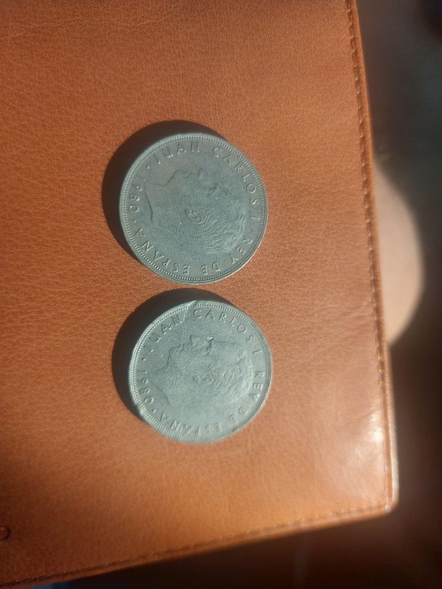 2 Monedas 25 Pesetas Mundial 82 Juan Carlos I