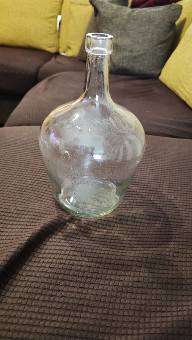 Bottiglia in vetro trasparente Dama Juana