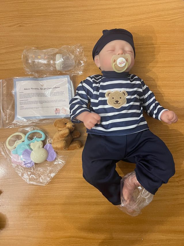 Muñeca Reborn Bebé con Osito