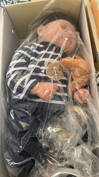 Muñeca Reborn Bebé con Osito