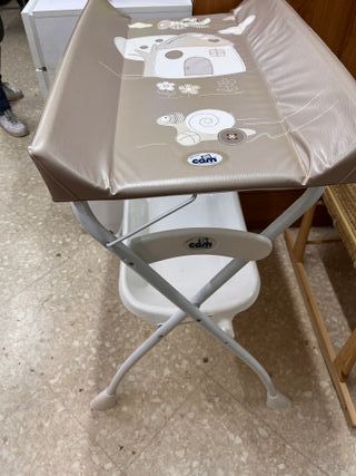 Cuna moisés mimbre con soporte madera