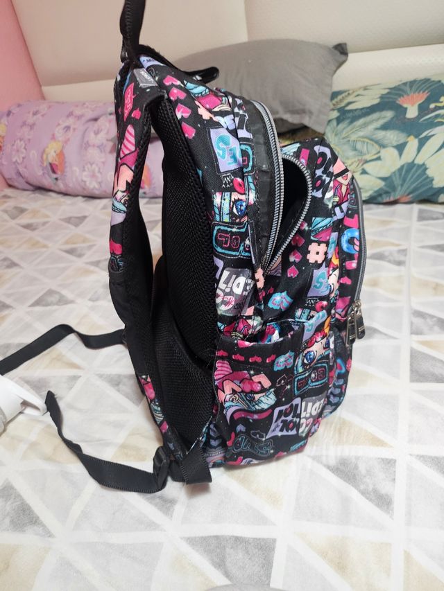 Mochila Totto con estampado divertido