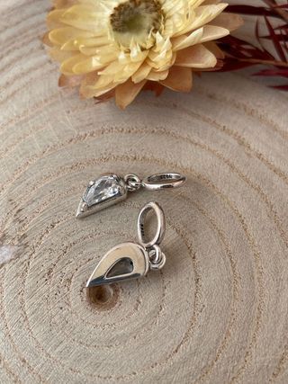 ✨ Charm Doble Corazon Brillante