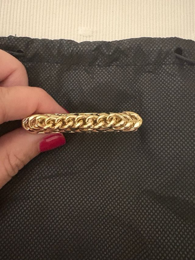 Anillo doble Bimba y Lola dorado