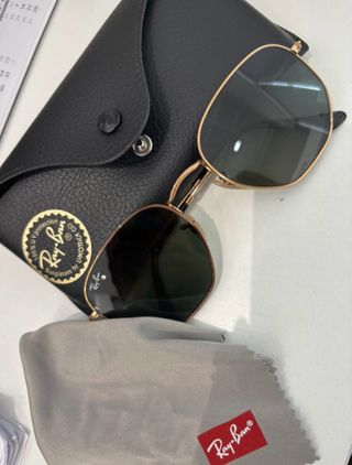 Gafas de Sol Ray-Ban Dorado y Negro