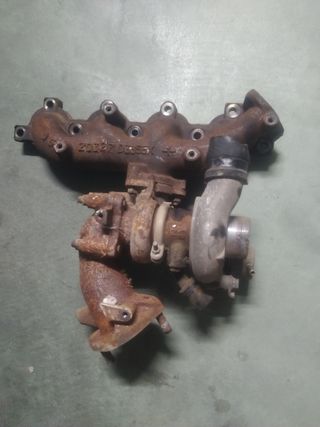 Colector Escape y turbo Opel Corsa C/Combo/Meriva