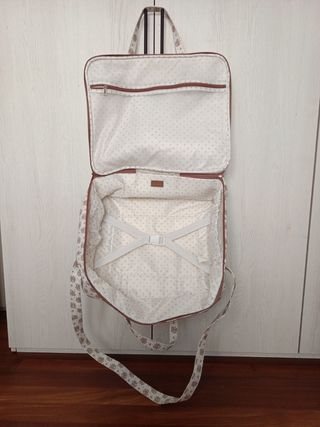 Bolsa hospital bebé estampado floral