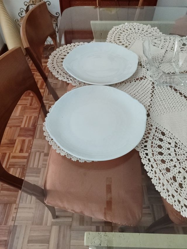 Vajilla Bidasoa Porcelana Blanca 96 piezas