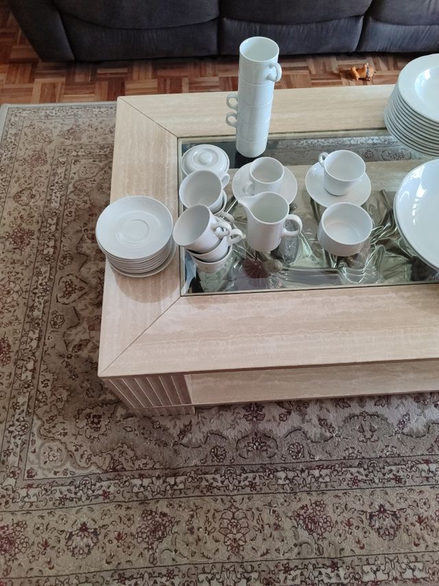 Vajilla Bidasoa Porcelana Blanca 96 piezas