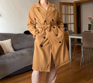 Gabardina Beige/Marrón Nueva