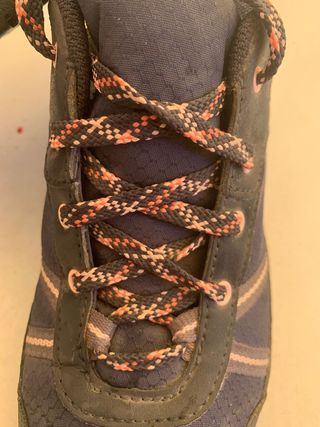 Zapatos Trekking Mujer Quechua Azul/Rosa