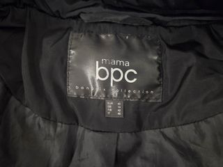 Abrigo premamá negro BPC