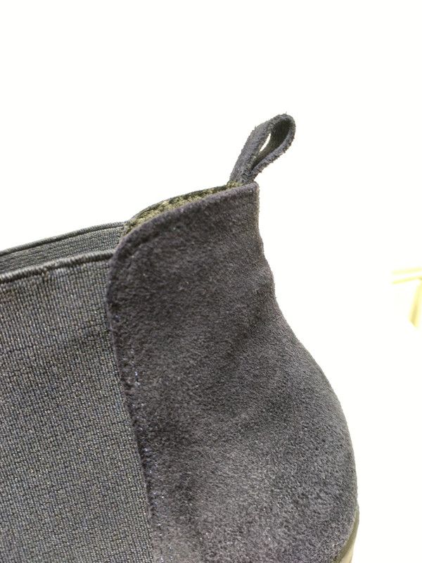 Botines serraje azul marino