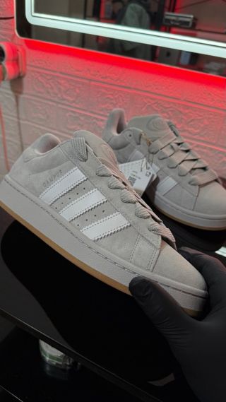 Adidas Campus Gris y Blanco