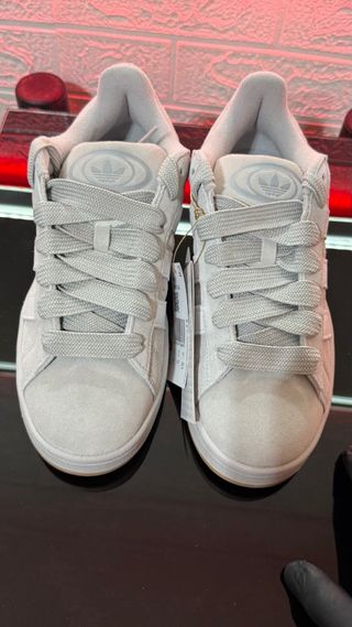 Adidas Campus Gris y Blanco