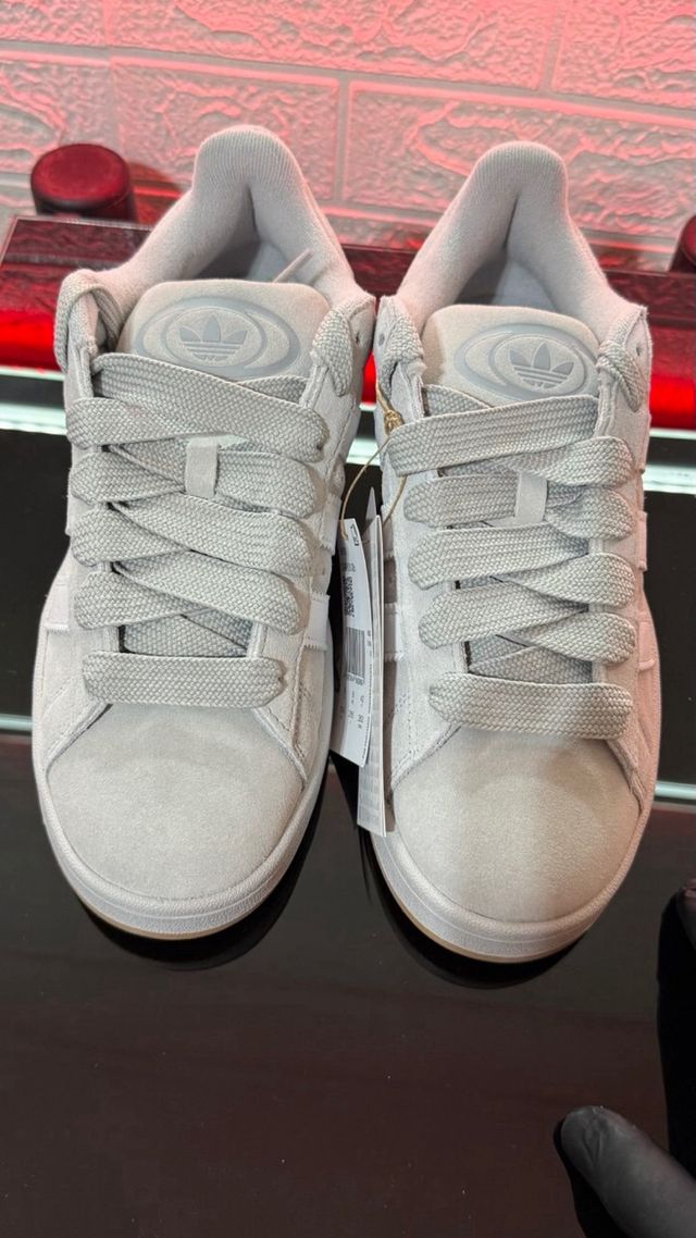 Adidas Campus Gris y Blanco