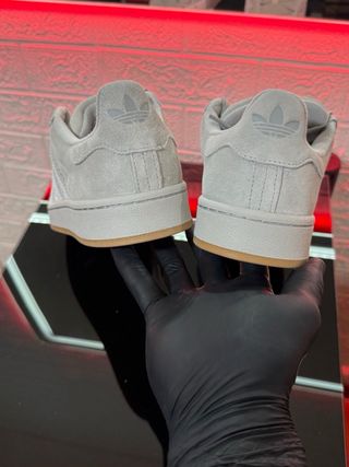 Adidas Campus Gris y Blanco