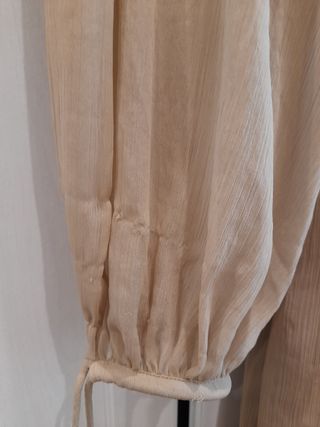 Vestido beige vintage talla S