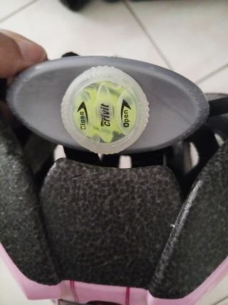 Casco Bici Rosa Floreale