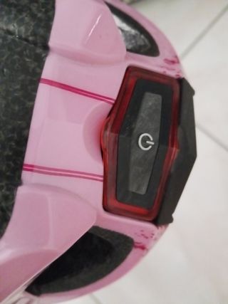 Casco Bici Rosa Floreale