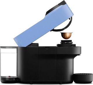 Cafetera Nespresso Azul y Negra