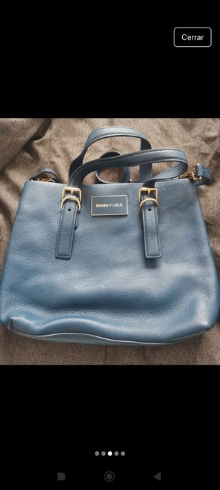 Bolso piel Bimba y Lola Azul