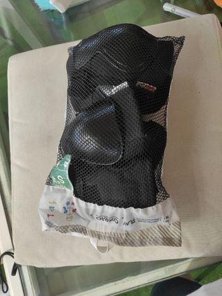 Set protecciones rodilla, codo y muñeca Talla S. 