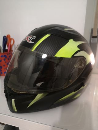 Casco Modular GXT Negro y Amarillo