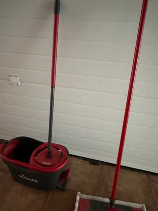 fregona y cubo vileda con mopa