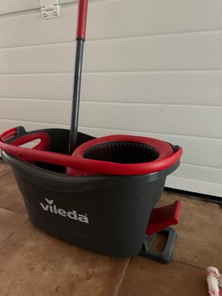 fregona y cubo vileda con mopa