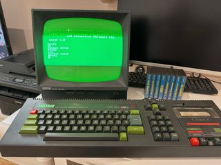 Amstrad CPC 464 Ordenador Retro + Monitor