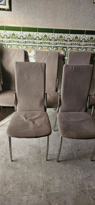 Juego de 5 sillas de comedor
