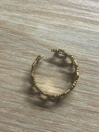 Anillo Acero Inoxidable Estrellas Ajustable