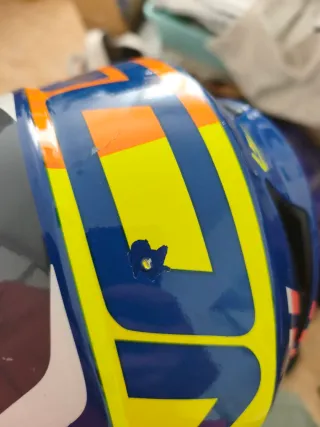 Casco Motocross D SONE y Gafas Freegun