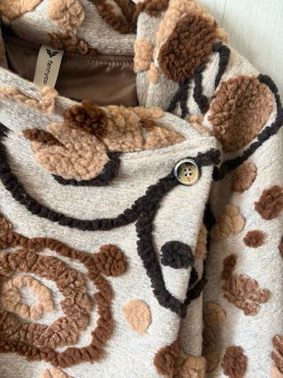 Cappotto corto donna fantasia